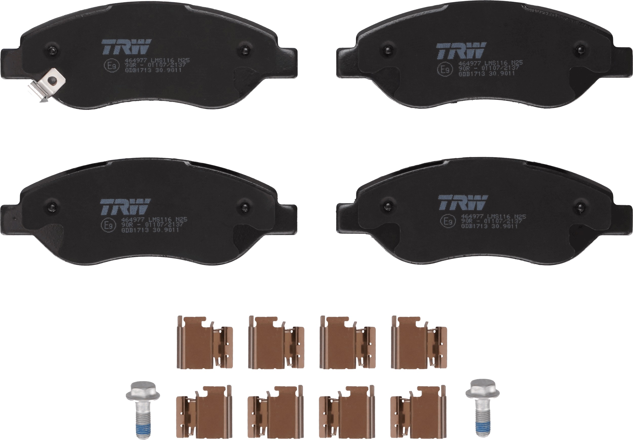 TRW Bremseklodser gdb1713 for OPEL VAUXHALL