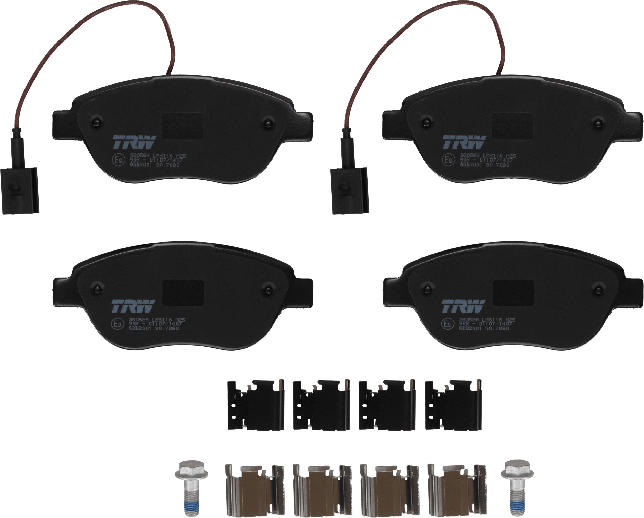 TRW Bremseklodser gdb2001 for FIAT