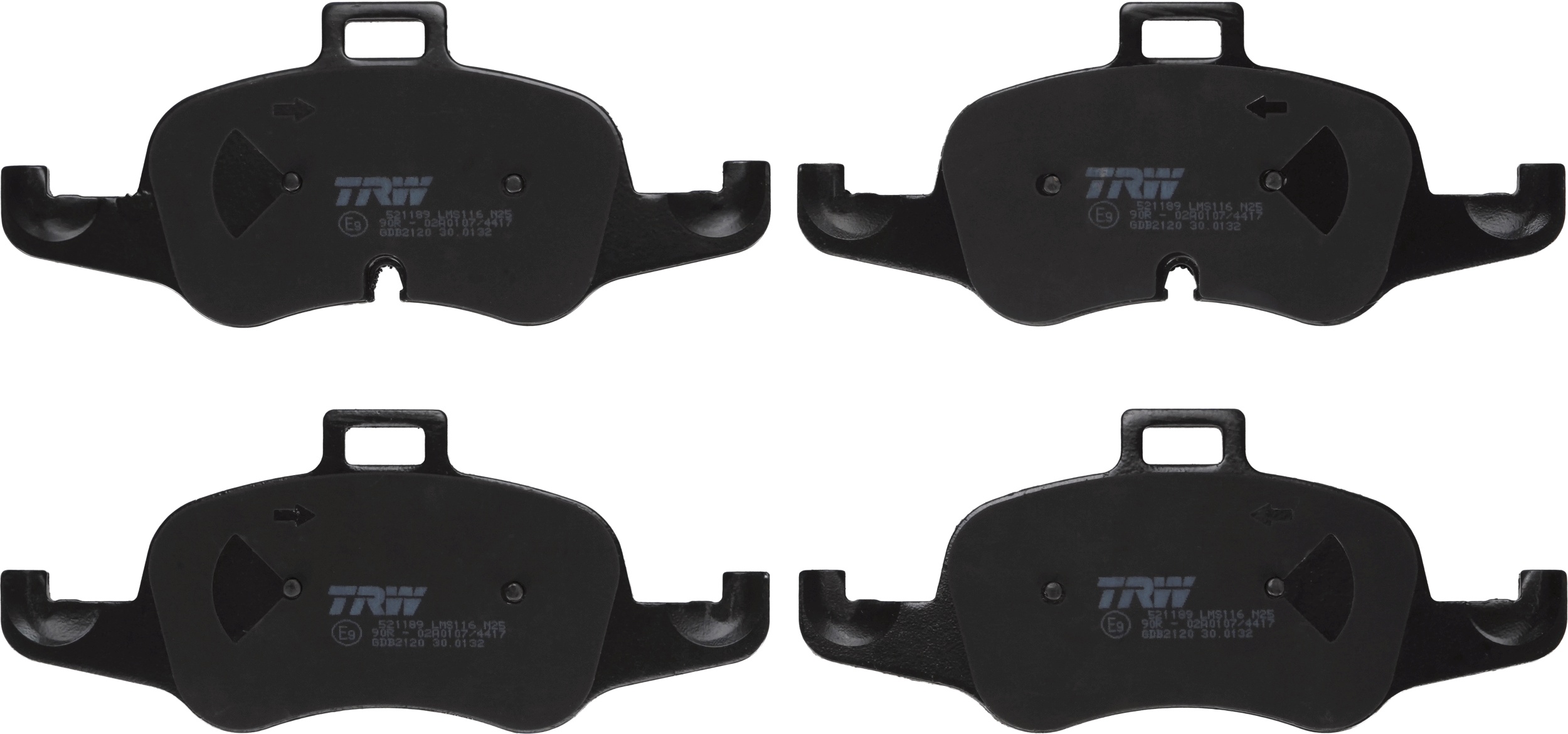 TRW Bremseklodser gdb2120 for AUDI