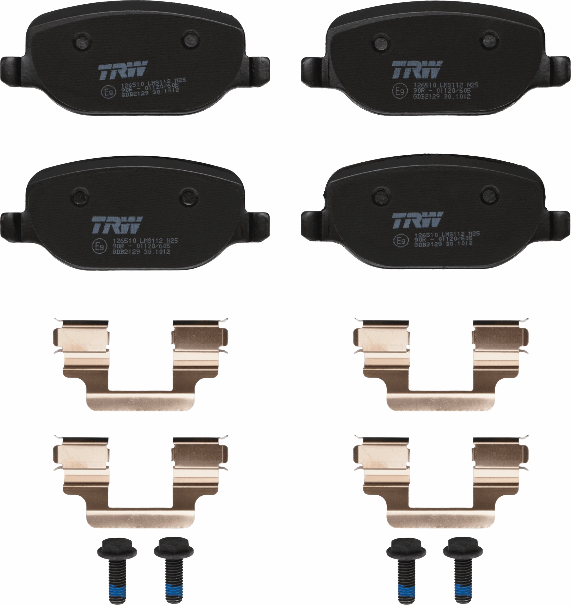 TRW Bremseklodser gdb2129 for LANCIA