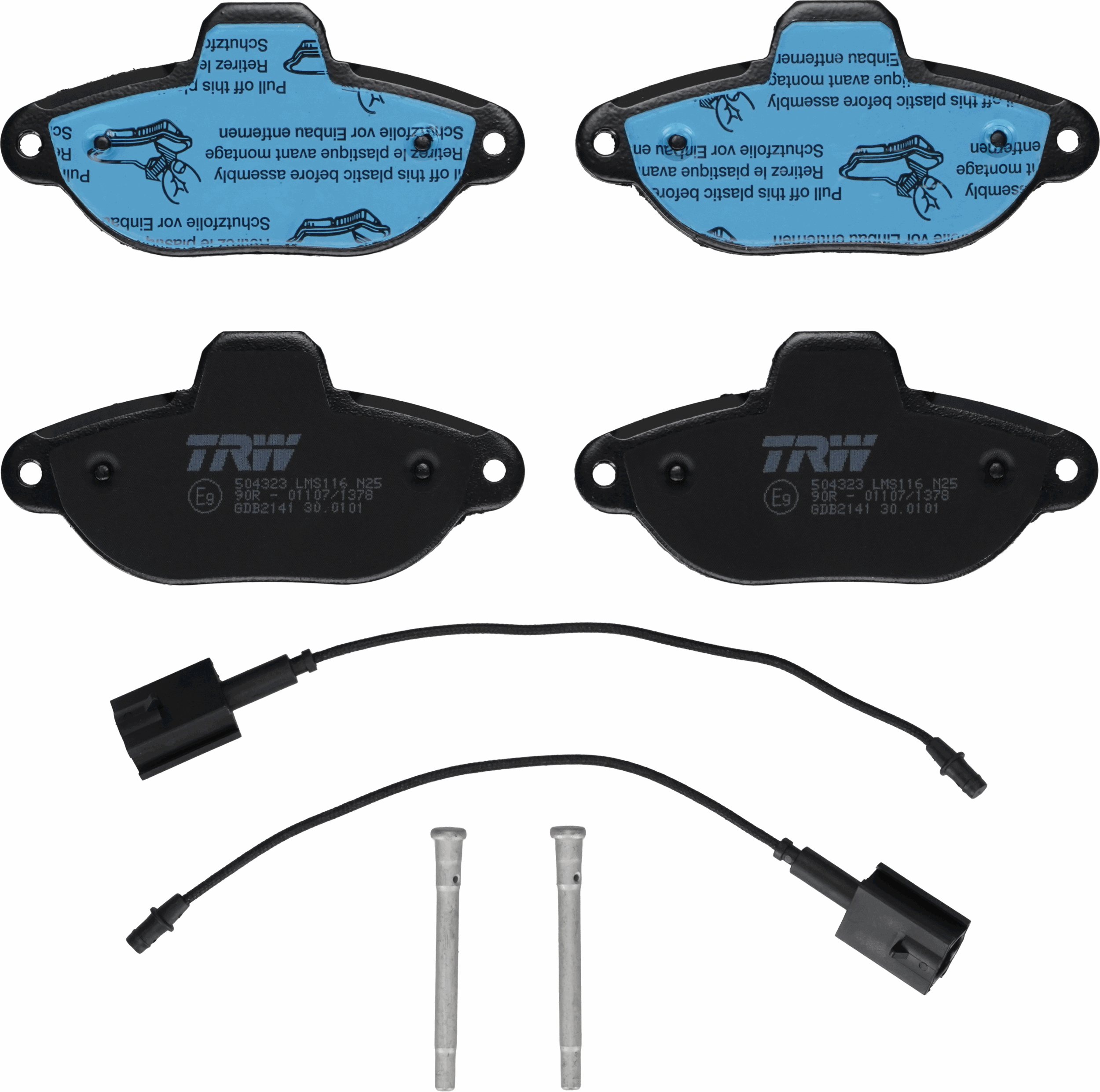 TRW Bremseklodser gdb2141 for FIAT