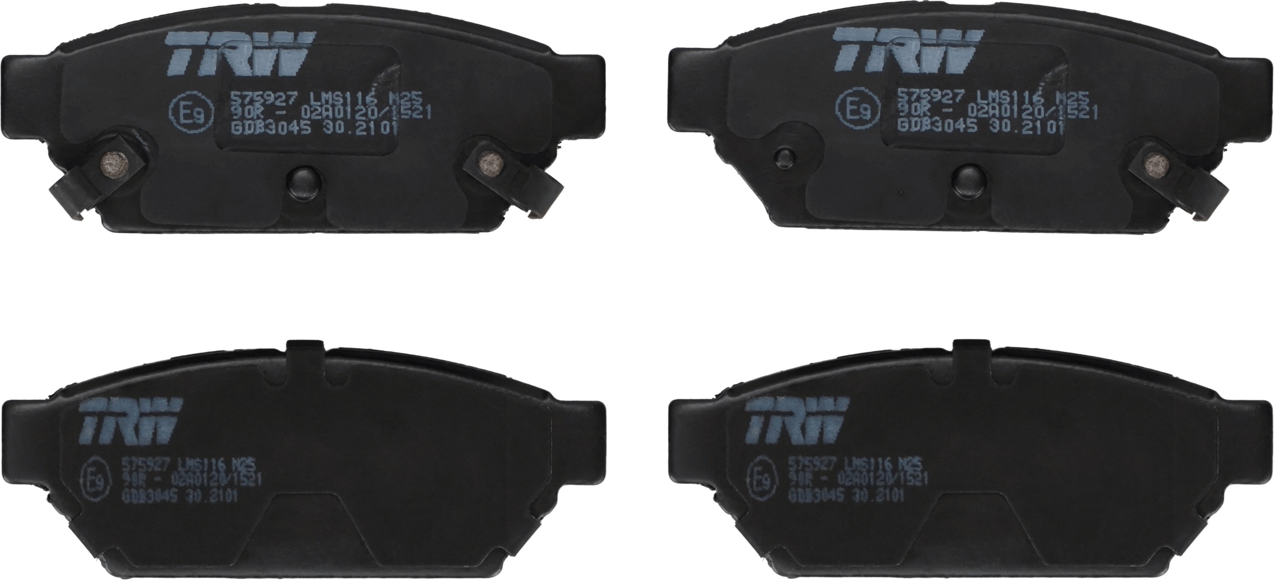 TRW Bremseklodser gdb3045 for MITSUBISHI PROTON NISSAN DONGNAN (SOUEAST)