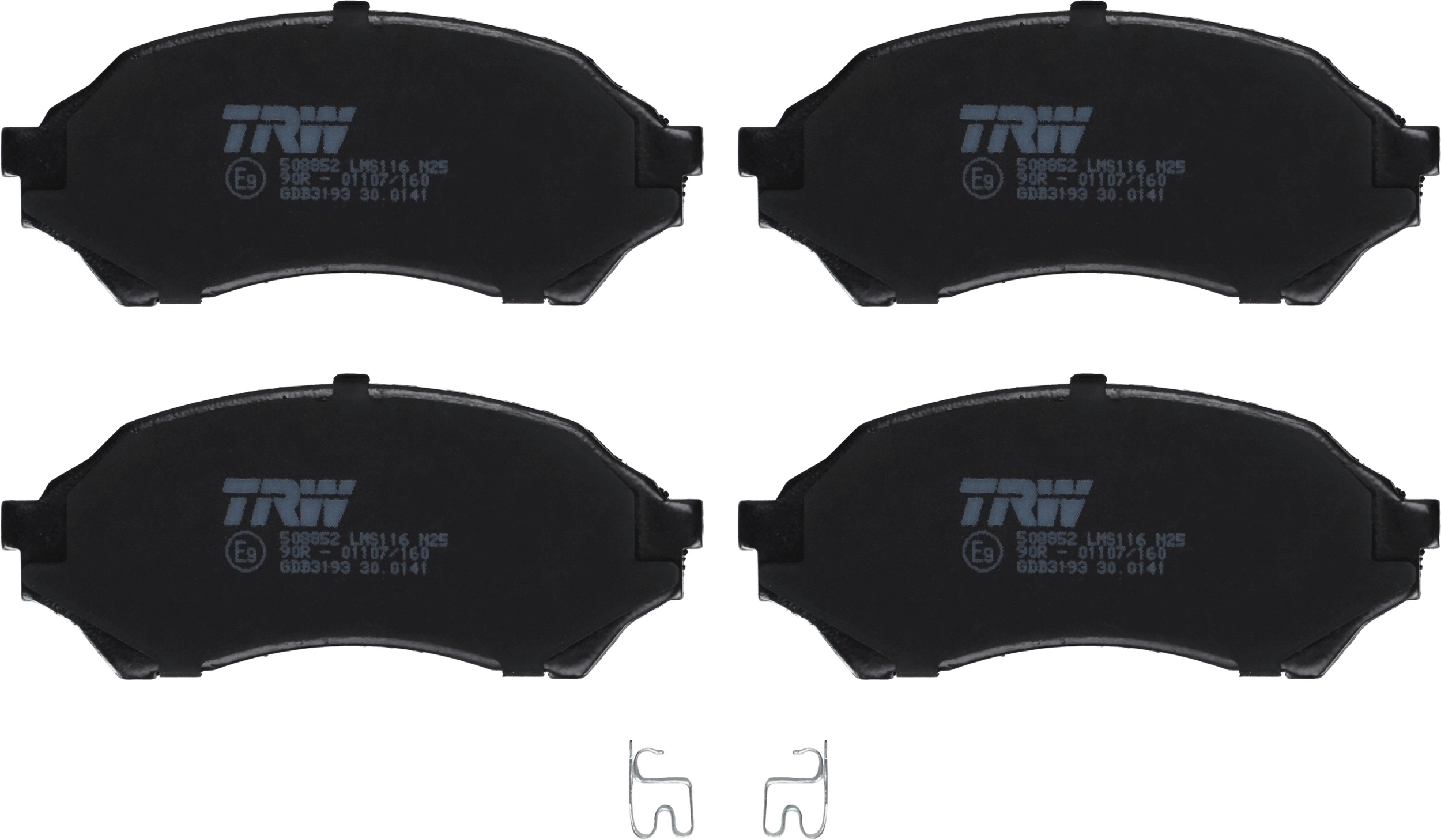 TRW Bremseklodser gdb3193 for MAZDA