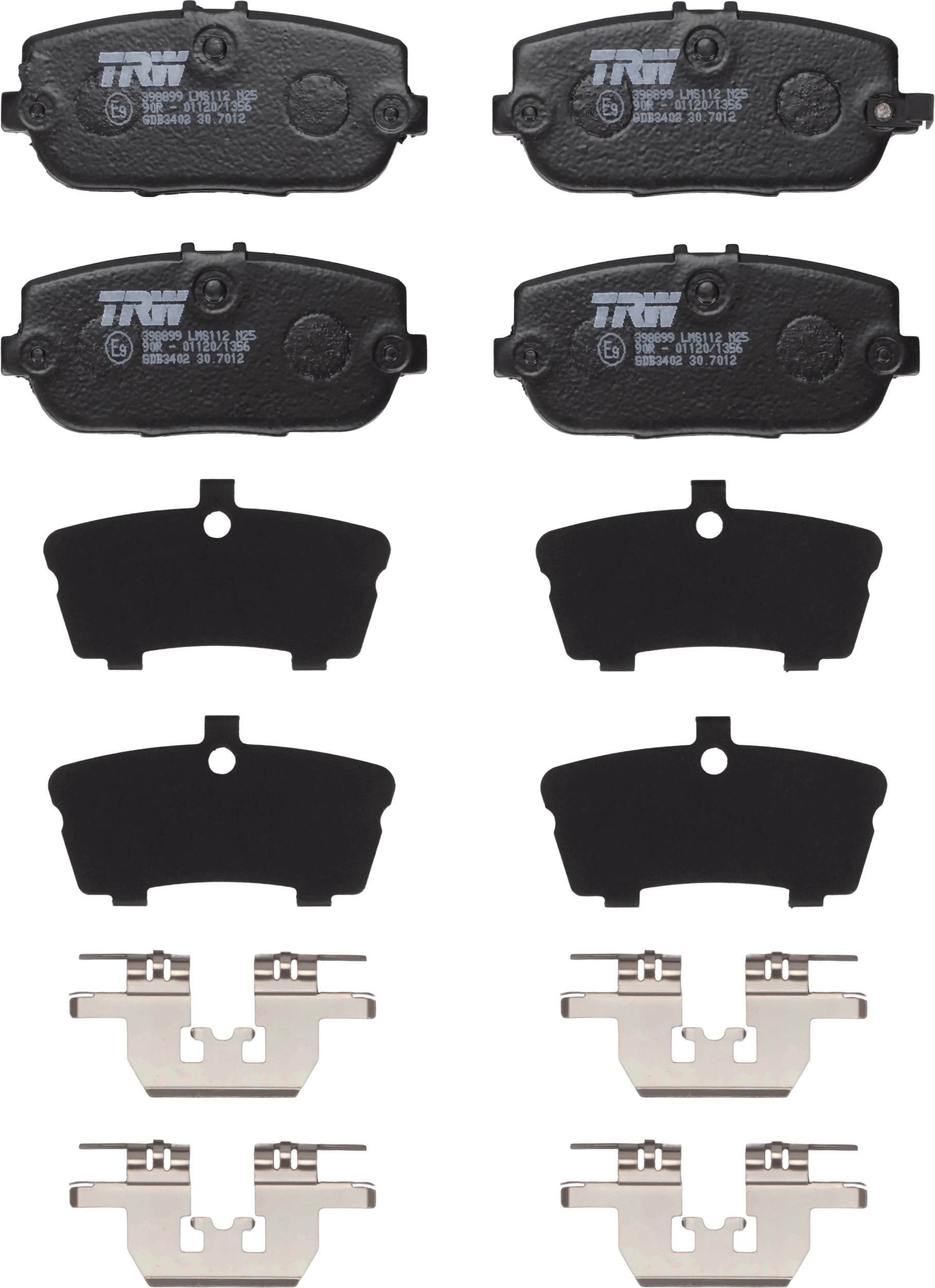 TRW Bremseklodser gdb3402 for MAZDA ABARTH