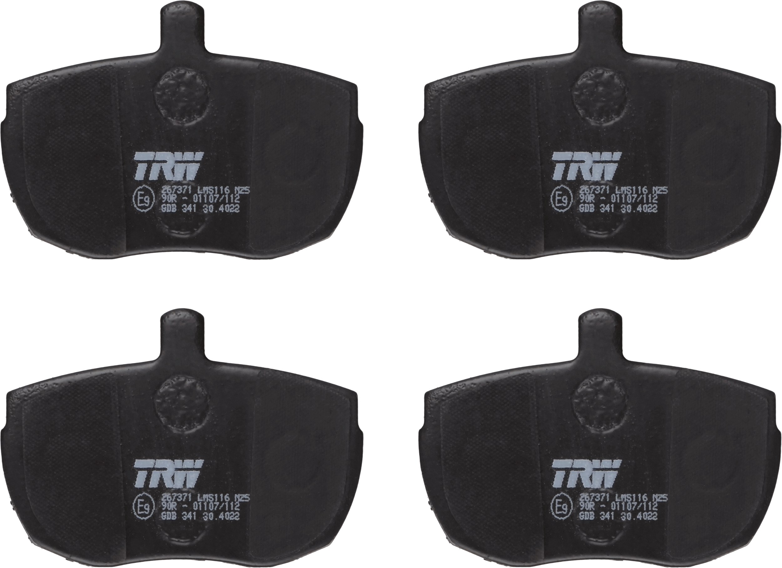 TRW Bremseklodser gdb341 for FORD ALFA ROMEO DAF ROVER LAND ROVER