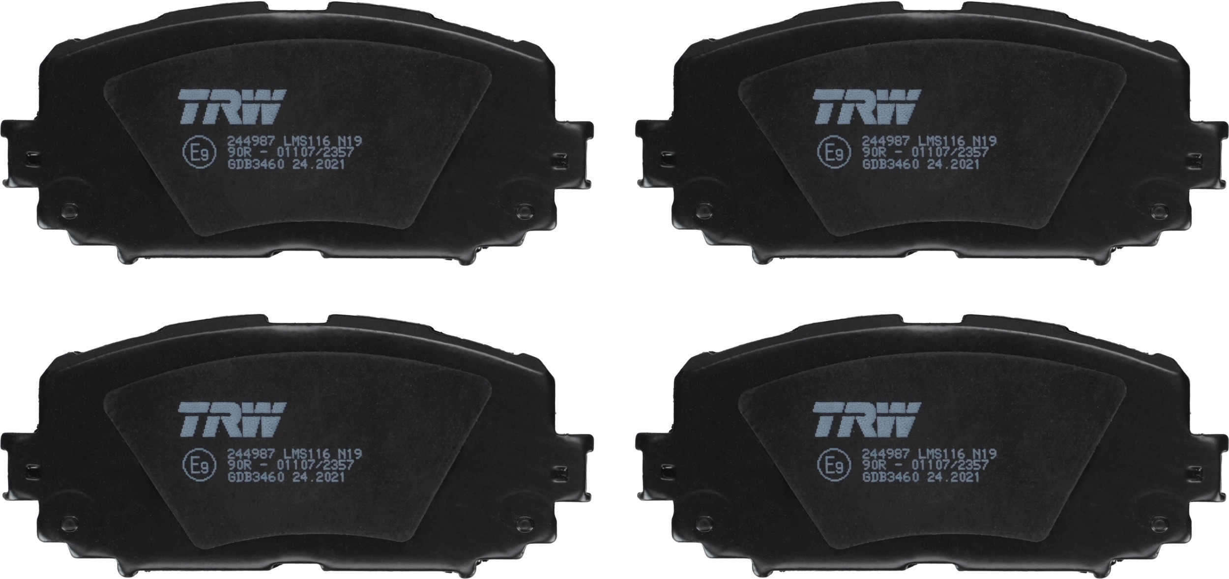 TRW Bremseklodser gdb3460 for LEXUS TOYOTA