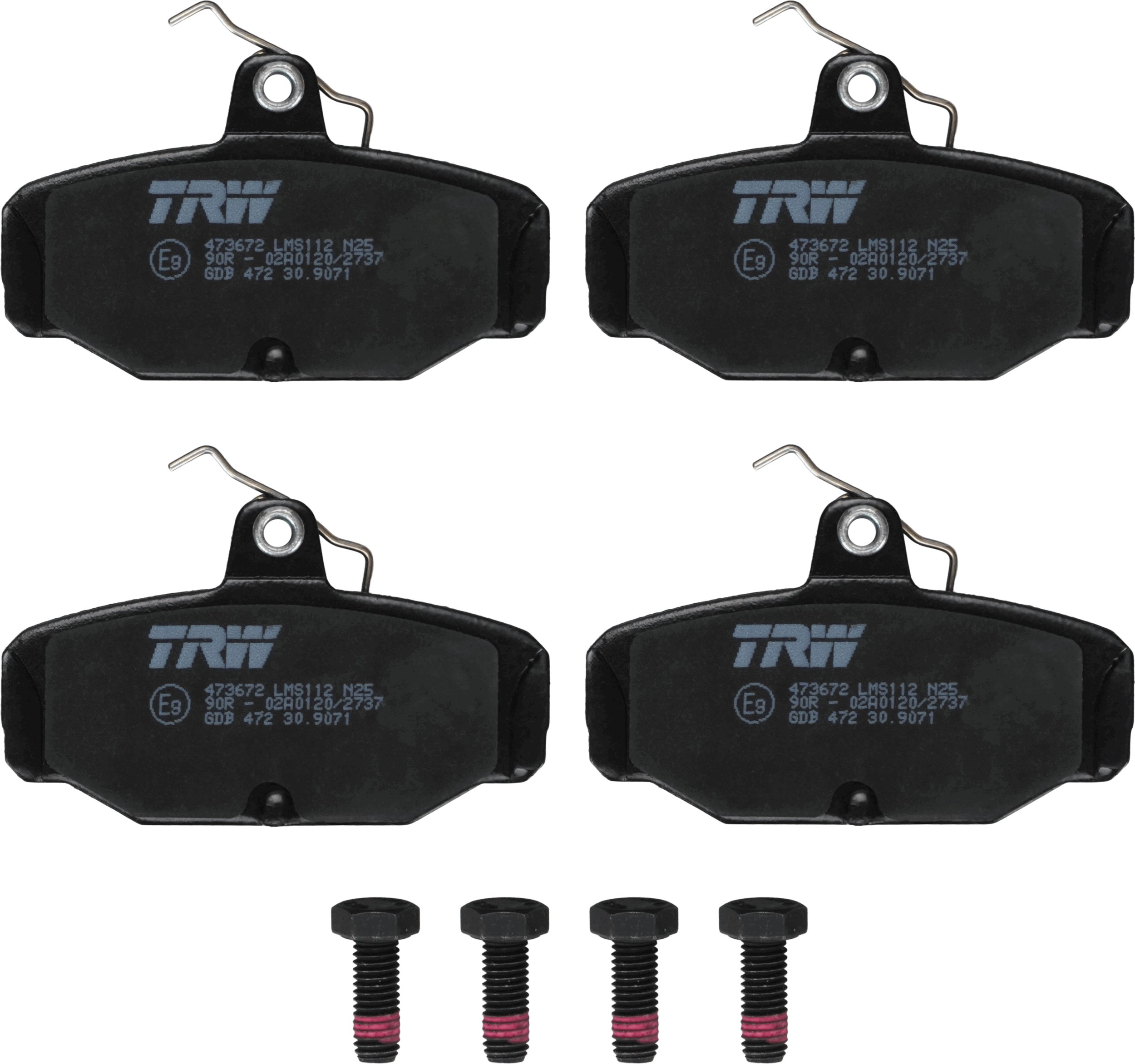 TRW Bremseklodser gdb472 for FORD PANTHER TVR