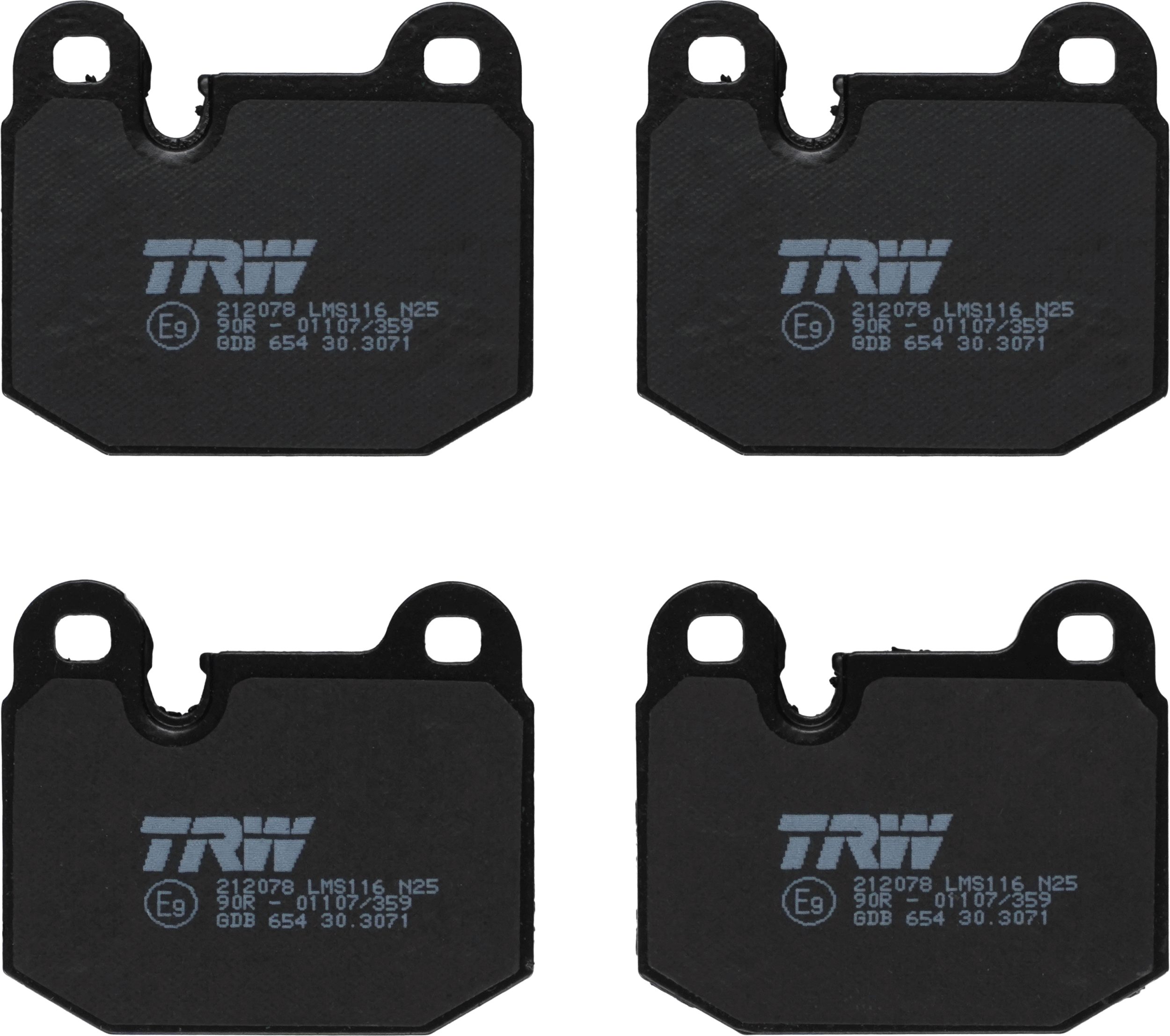 TRW Bremseklodser gdb654 for BMW