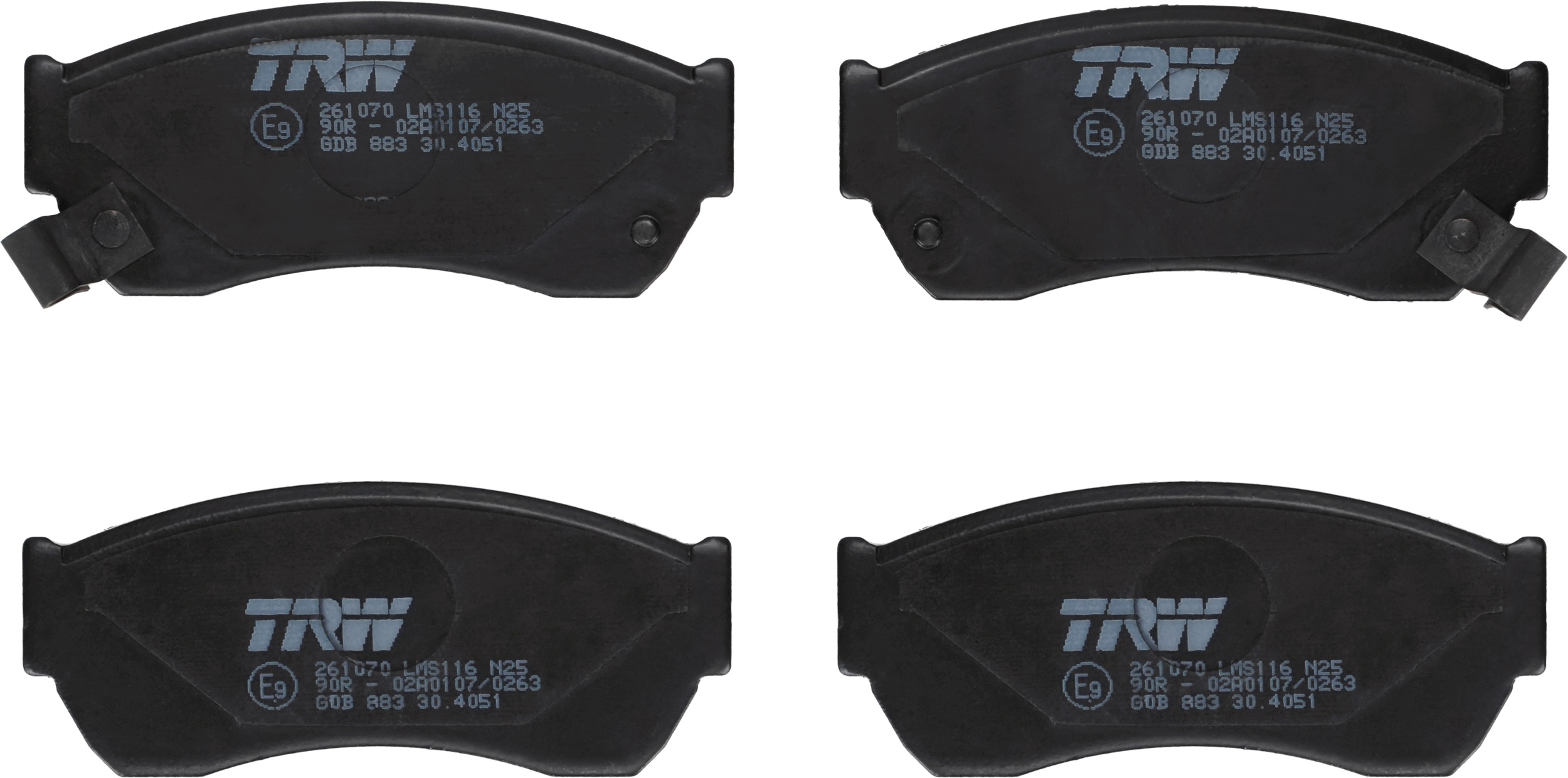 TRW Bremseklodser gdb883 for SUZUKI CHEVROLET SUZUKI (CHANGAN)