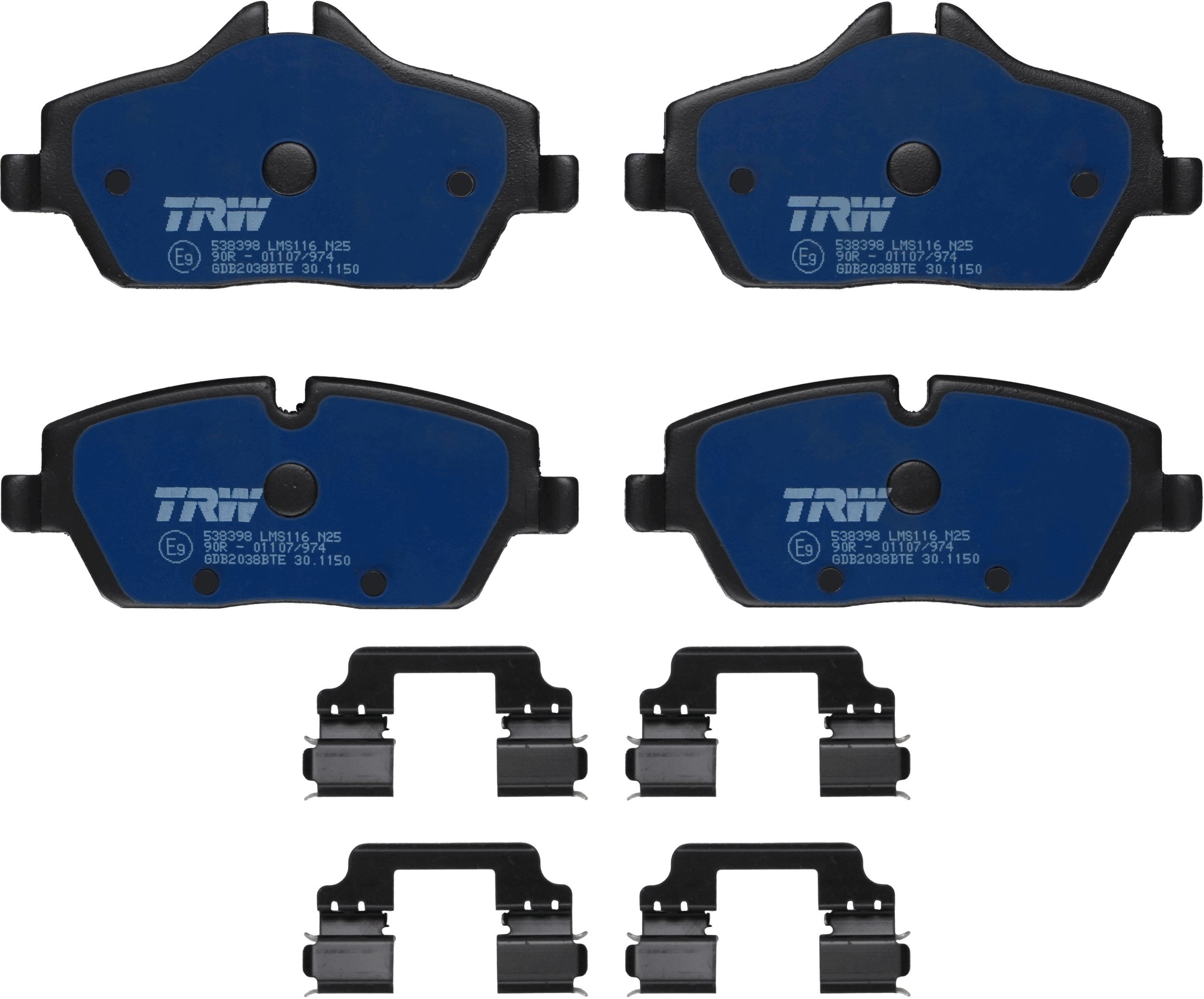 TRW Bremseklodser gdb2038bte for BMW