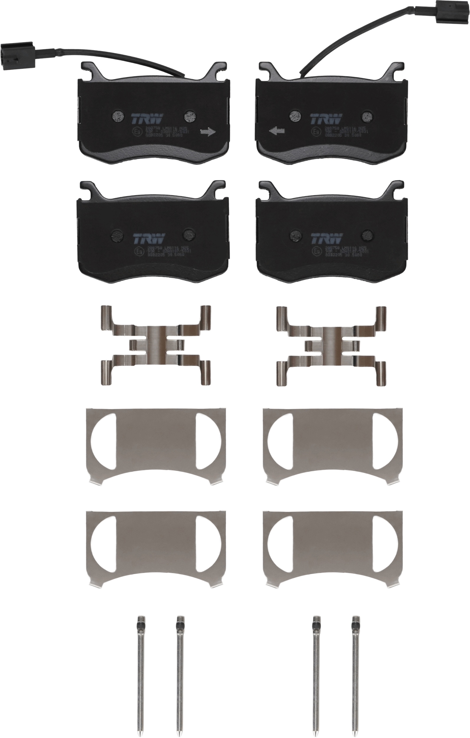 TRW Bremseklodser gdb2205 for ALFA ROMEO