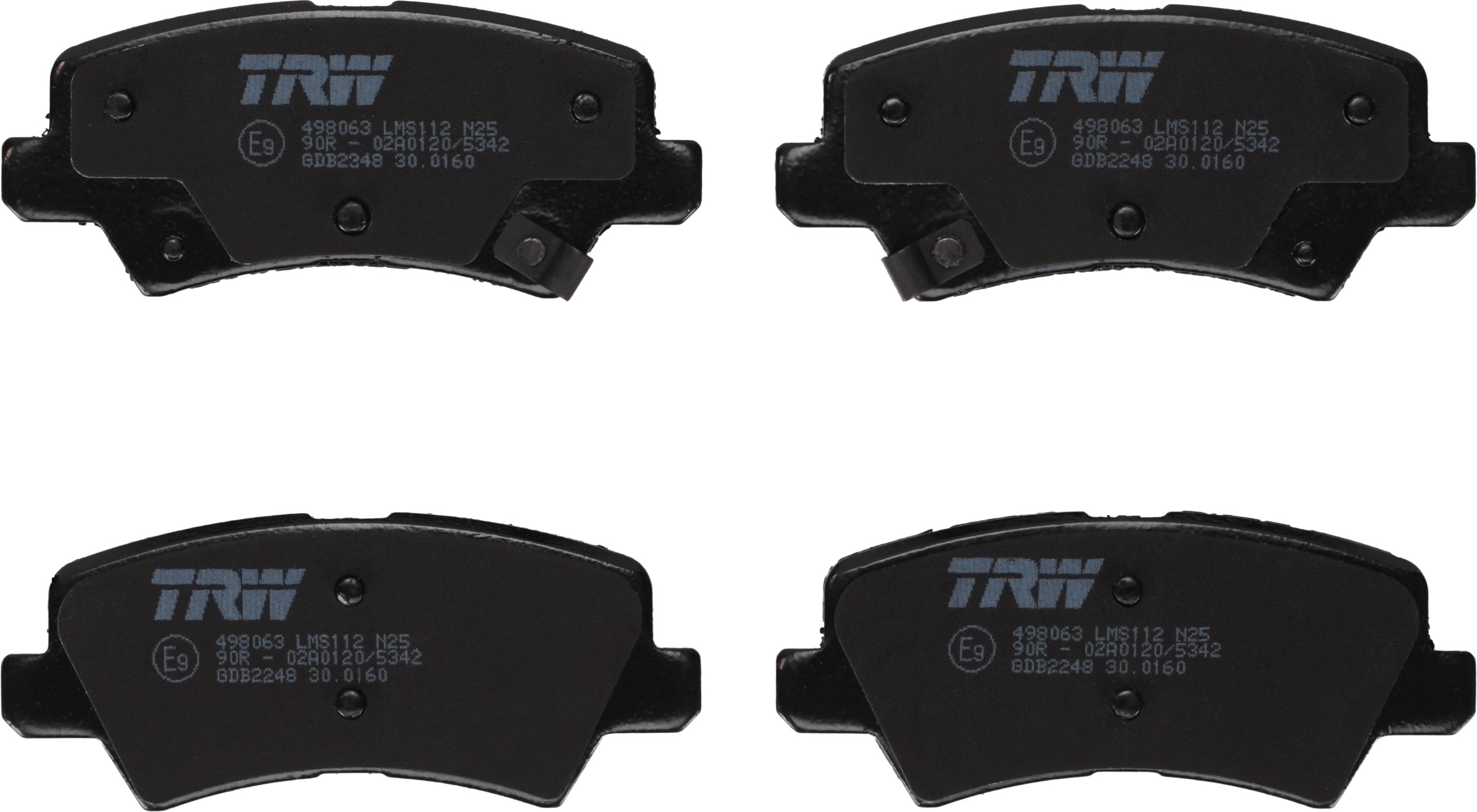 TRW Bremseklodser gdb2248 for KIA