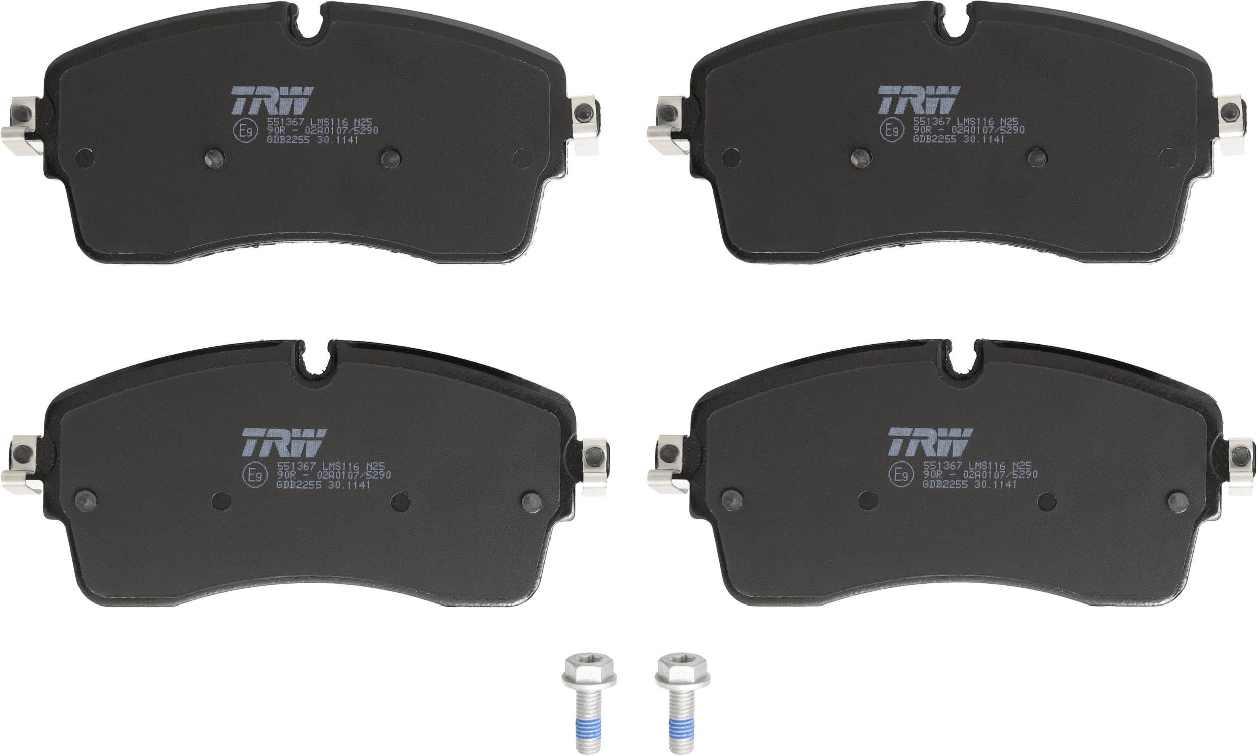 TRW Bremseklodser gdb2255 for LAND ROVER LAND ROVER (CHERY)