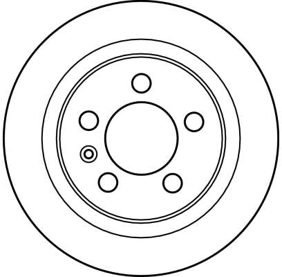 TRW Bremseskive df2619 280mm 22mm for SEAT VW