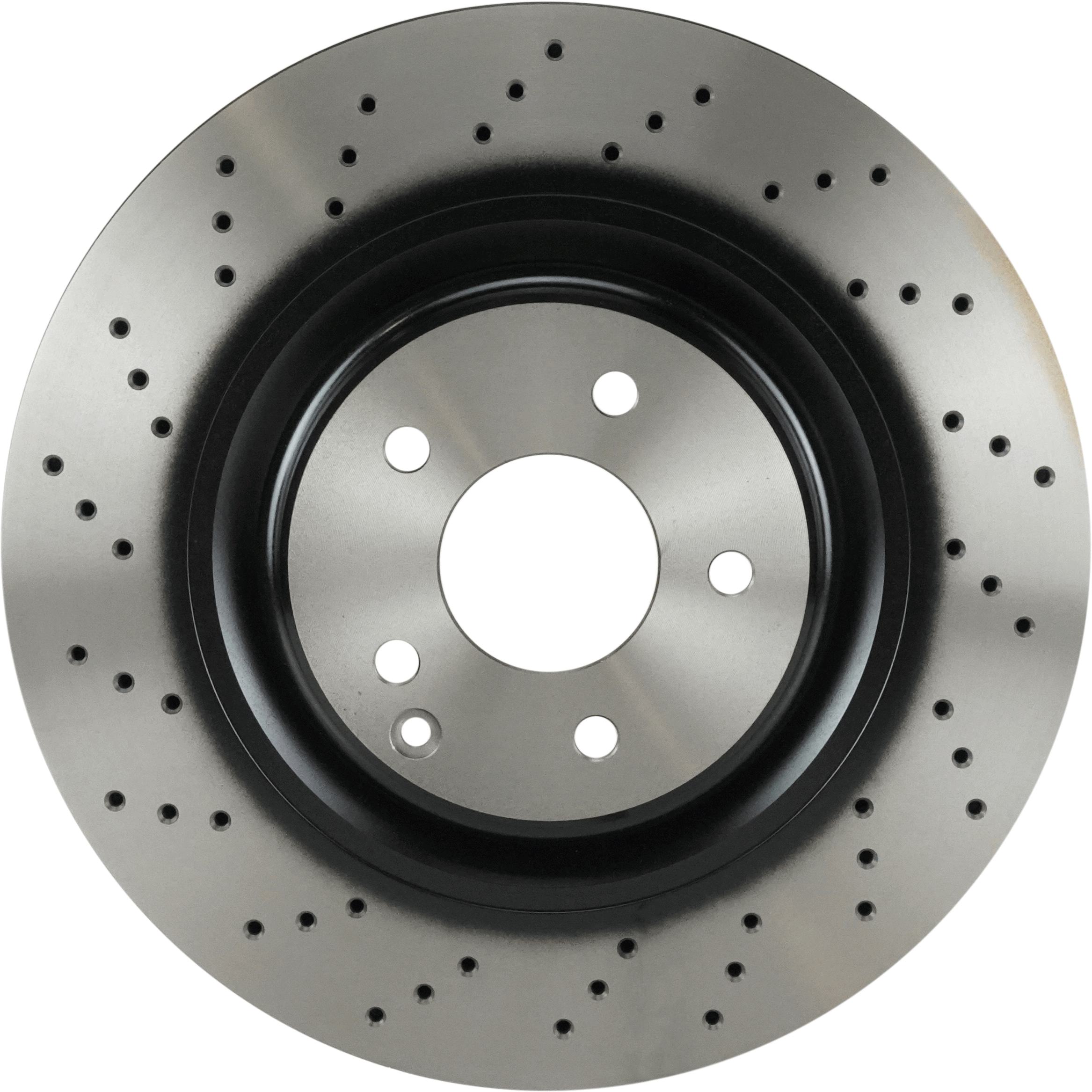 TRW Bremseskive df4341s lukket/perforeret 345mm 30mm for MERCEDES-BENZ