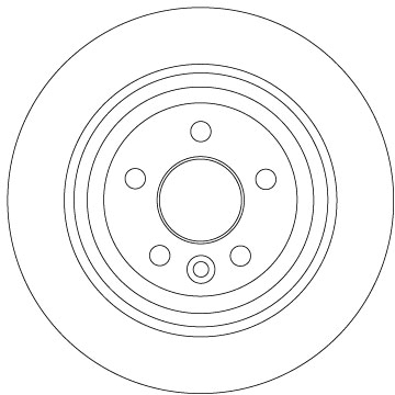 TRW Bremseskive df6913 302mm 11mm for LAND ROVER