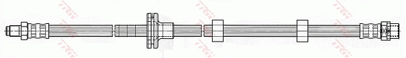TRW Bremseslange phb515 for LAND ROVER
