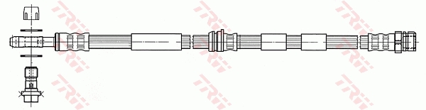 TRW Bremseslange phd938 for VW