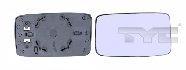 Spejlglas, udvendig spejl, TYC, højre, b.la. til Seat~VW