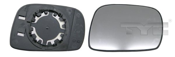 Spejlglas, udvendig spejl, TYC, højre, b.la. til Opel~Suzuki
