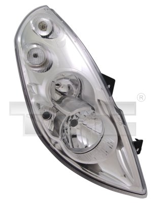 TYC Forlygte 2012337252 H7/H1/H7 højre for OPEL RENAULT