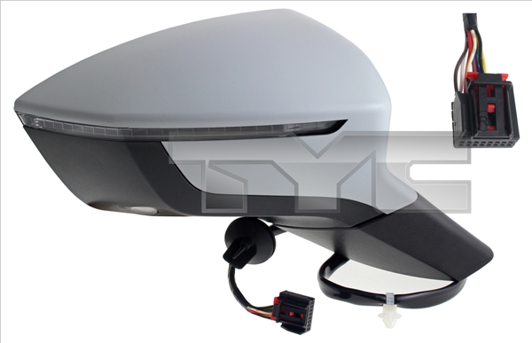 TYC Sidespejl 3310090 venstre for VW