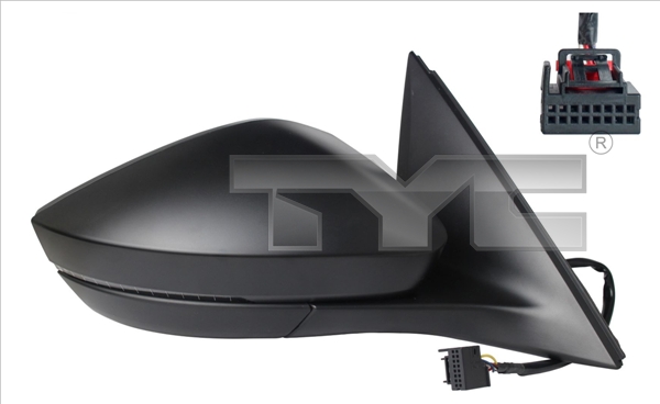 TYC Sidespejl 3320100 venstre for SKODA