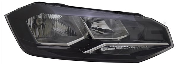 TYC Forlygte 2016446052 H7/H7 venstre for VW