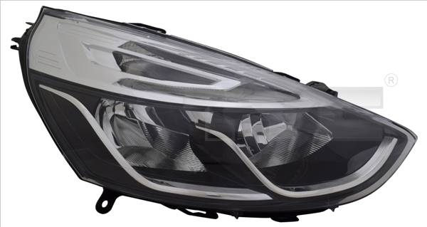 TYC Forlygte 2017017052 H7/H1 højre for RENAULT
