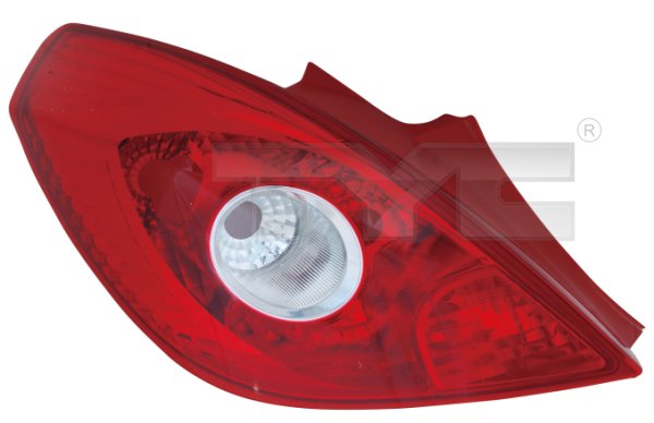 TYC Baglygte 1111430012 venstre for OPEL