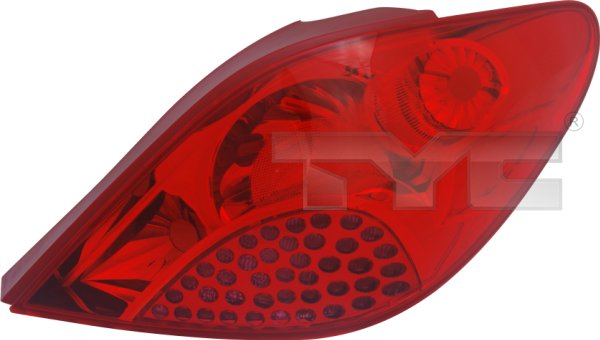 TYC Baglygte 110998012 venstre for PEUGEOT
