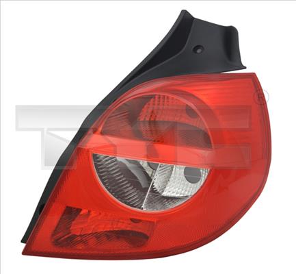 TYC Baglygte 1112186012 venstre for RENAULT
