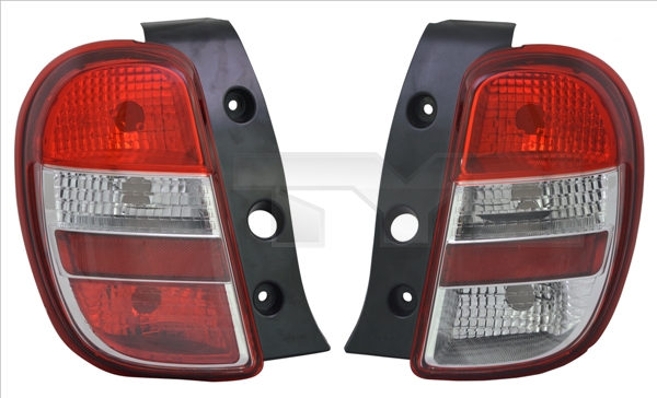 TYC Baglygte 1112378019 venstre for NISSAN