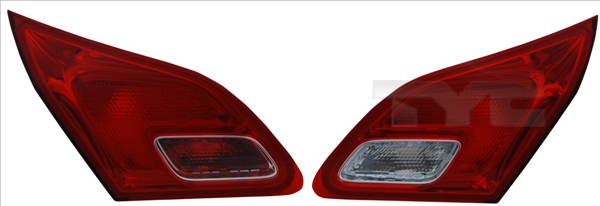 TYC Baglygte 170286212 venstre for OPEL