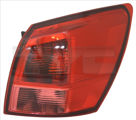TYC Baglygte 1112116019 venstre for NISSAN