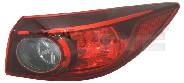 TYC Baglygte 116874152 venstre for MAZDA