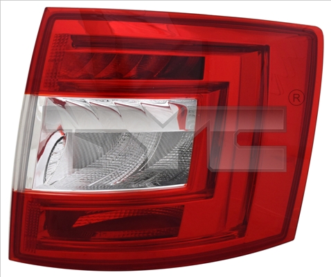TYC Baglygte 1112678062 LED venstre for SKODA