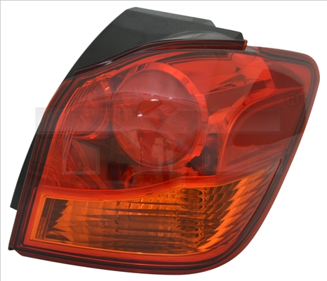 TYC Baglygte 1114386062 venstre for MITSUBISHI
