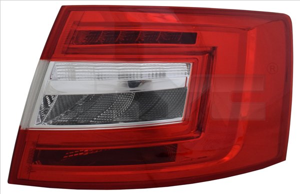 TYC Baglygte 1114454062 LED venstre for SKODA