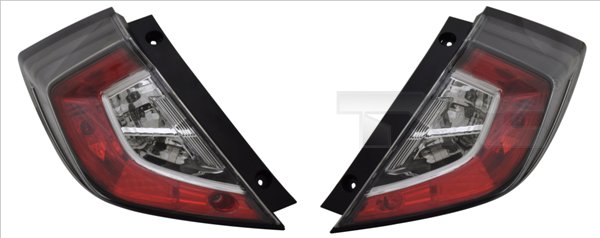 TYC Baglygte 1114630062 LED venstre for HONDA