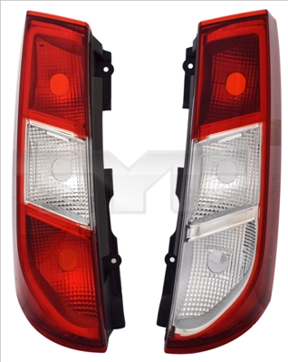 TYC Baglygte 1115066012 venstre for DACIA