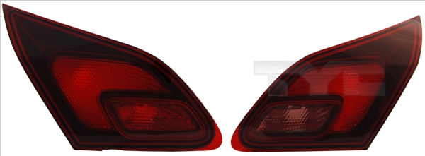 TYC Baglygte 170285112 højre for OPEL