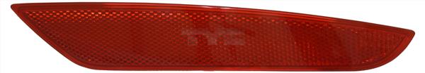 TYC Reflektor 17-0244-00-9 bagved til venstre for VW