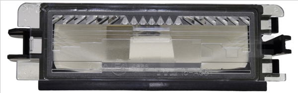 TYC Nummerpladelys 15-0561-00-2 W5W midten for DACIA