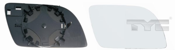 TYC Spejlglas, udvendig spejl 33700621 venstre for VW