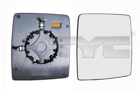 TYC Spejlglas, udvendig spejl 32500581 venstre for OPEL