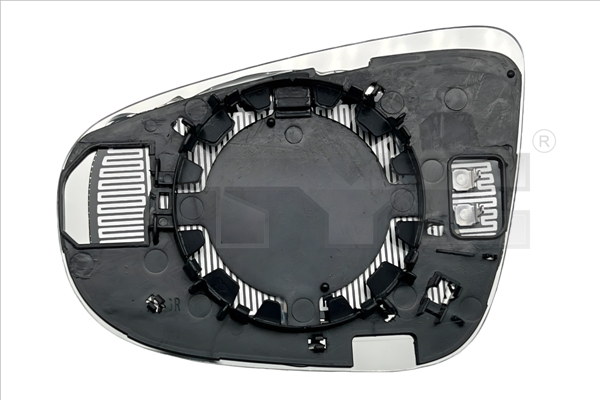 TYC Spejlglas, udvendig spejl 33701721 venstre for VW