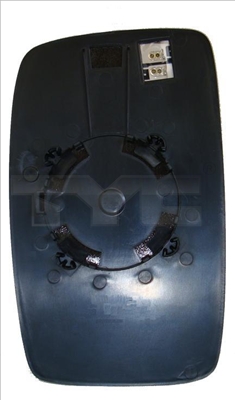 TYC Spejlglas, udvendig spejl 30900861 venstre for PEUGEOT FIAT