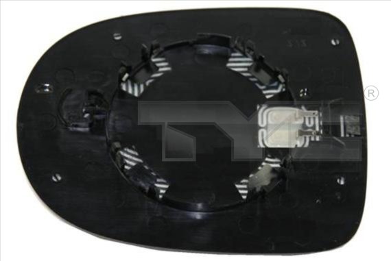 TYC Spejlglas, udvendig spejl 32801371 højre for RENAULT