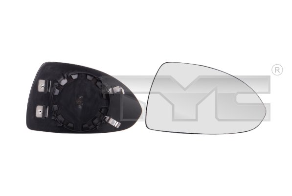 TYC Spejlglas, udvendig spejl 32500941 venstre for OPEL GENERAL MOTORS